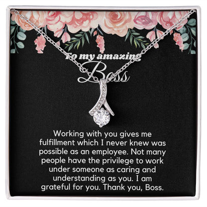 Surprise Your Boss with Our Stunning and Meaningful Appreciation Gifts Necklace"