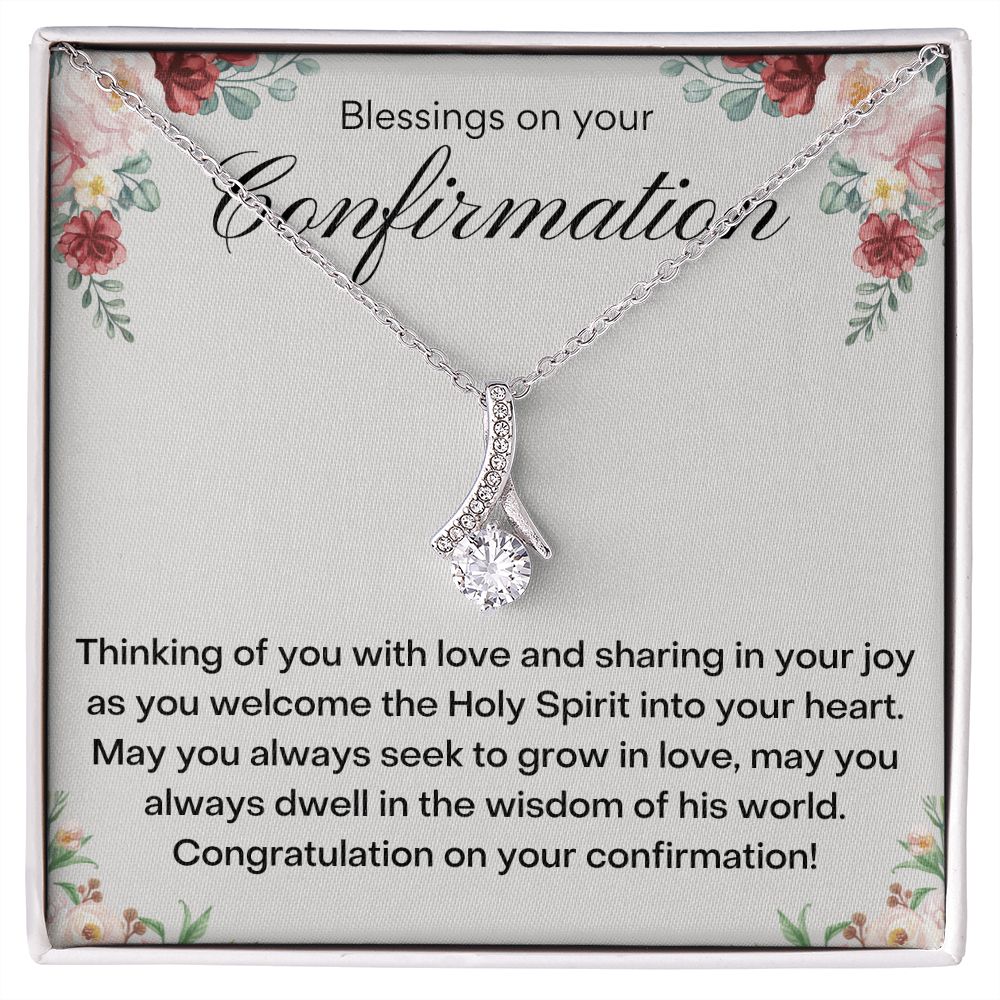 A Collection of Memorable Confirmation Gifts,Alluring Necklace, Confirmation Gifts For daughter, Confirmation Necklace, Christian Gift Necklace, Confirmation Gifts For Girls First Communion SNJW23-280209