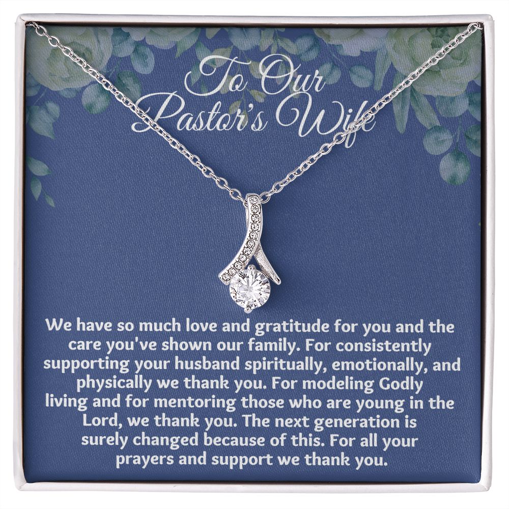 Appreciation Necklace for Pastor's Wife: Thoughtful Holiday Gift to Show Your Gratitude"