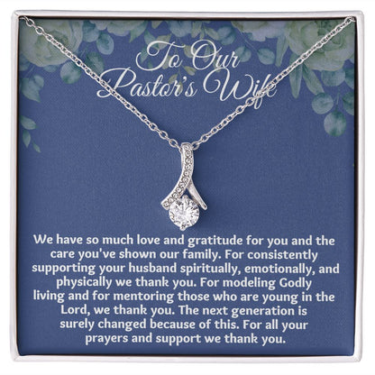 Appreciation Necklace for Pastor's Wife: Thoughtful Holiday Gift to Show Your Gratitude"