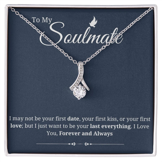 Soulmate Necklace for Women: A Timeless Symbol of Your Eternal Love,  Gifts For Wife Birthday, From Husband, Romantic Gift For My Best Wife Ever SNJW23-270201