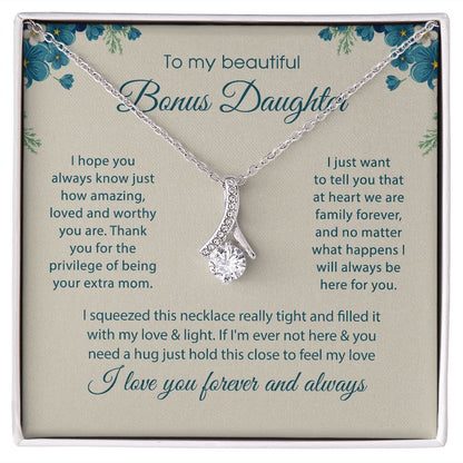 Bonus Daughter Gift, To my Bonus Daughter, Step daughter Gifts from Stepmom, B0BLP68K7D JWSN110746