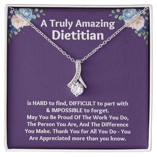"Celebrate Your Dietician's Birthday with the Best Appreciation Gift Necklace"