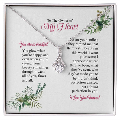 To The Owner Of My Heart Necklace, Love Necklace Gifts For Her, Soulmate Gift, Gift For Wife, Jewelry Gift Her, B0BLW9B8WV SNJW110915