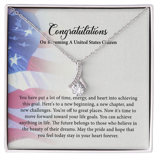 New US Citizen Gifts for Women, Alluring Necklace  B0BMZ9XKBW