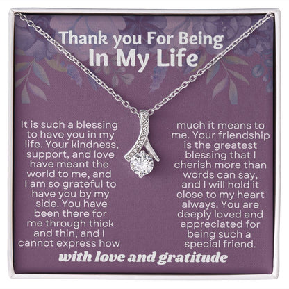 "Celebrate Her Contributions with Our Elegant Appreciation Gifts Necklace"