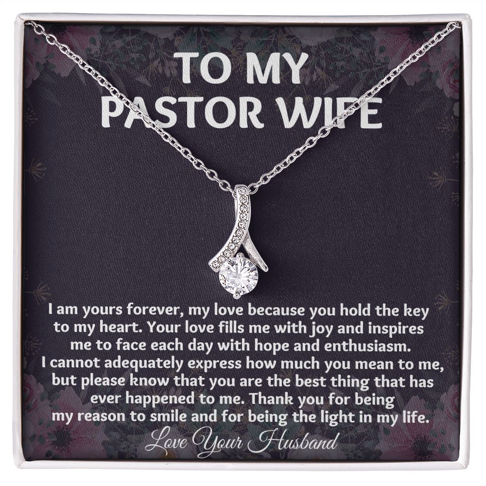 "Appreciation Necklace for Pastor's Wife: Meaningful for Holiday Gift for Her"