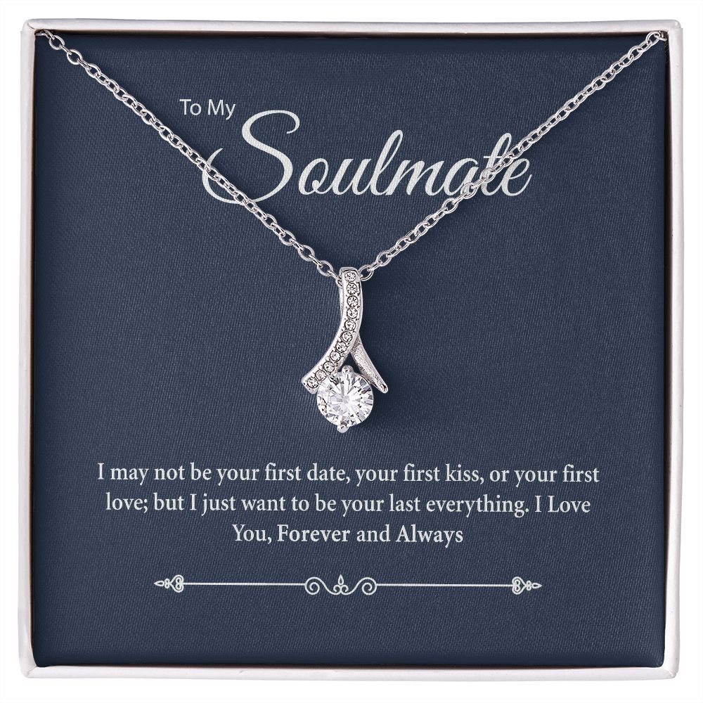 To My Soulmate Necklace, Soulmate Gift, Soulmate Jewelry, Jewelry Gift For Her, Gift For Soulmate, Love Necklace Gifts For Her, Anniversary SNJW110909