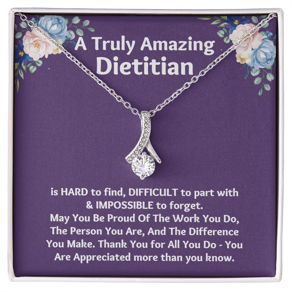 "Celebrate Your Dietician's Birthday with the Best Appreciation Gift Necklace"