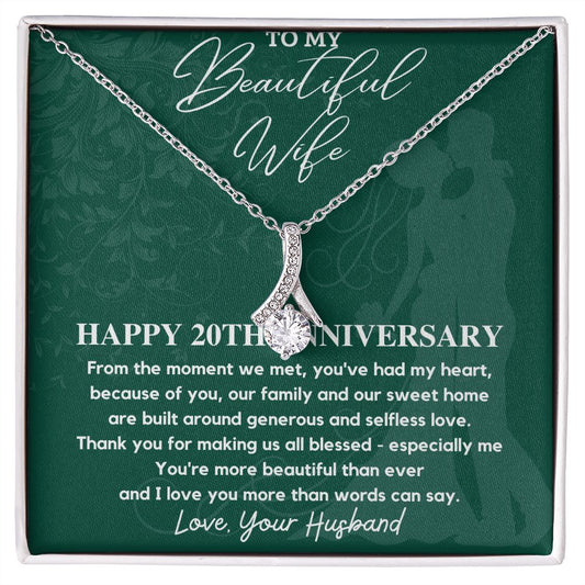 20th Anniversary Gift - Commemorative presents for a momentous event, Gift for Wife from Husband, Wedding Anniversary SNJW23-010307