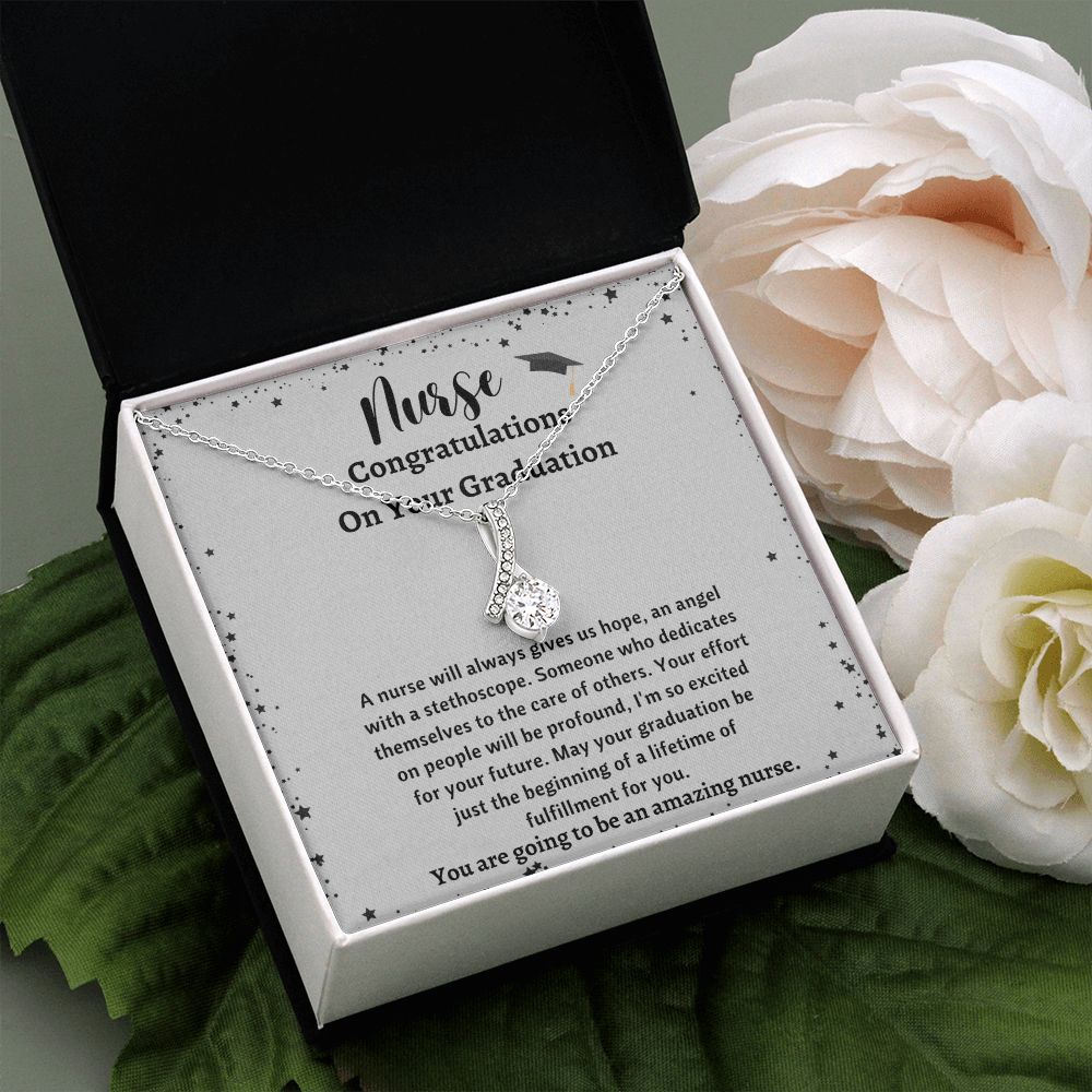 Graduation Necklace For Nurse - Personalized Nurse Gifts for a Special Touch, Graduation Necklace For Nurse, Nurse Graduate Gift, Nursing School SNJW23-030304