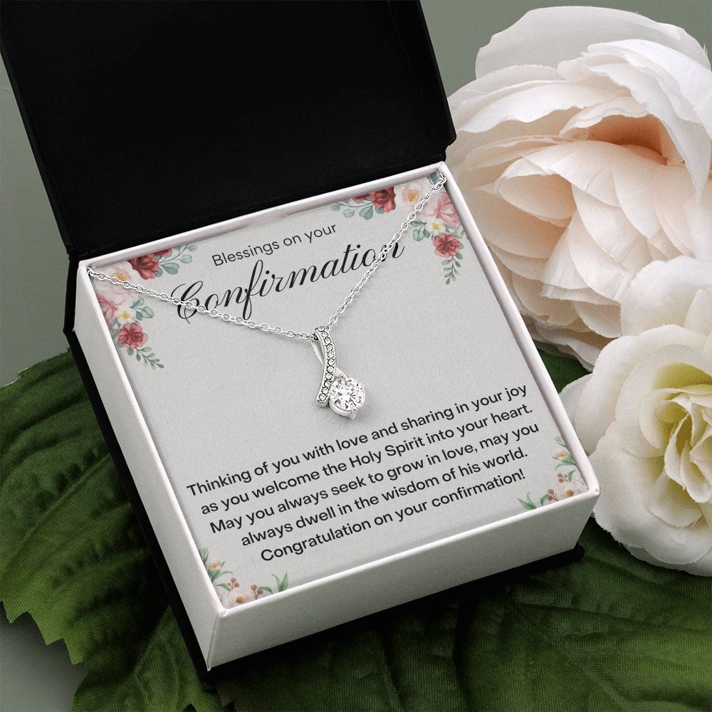 A Collection of Memorable Confirmation Gifts,Alluring Necklace, Confirmation Gifts For daughter, Confirmation Necklace, Christian Gift Necklace, Confirmation Gifts For Girls First Communion SNJW23-280209