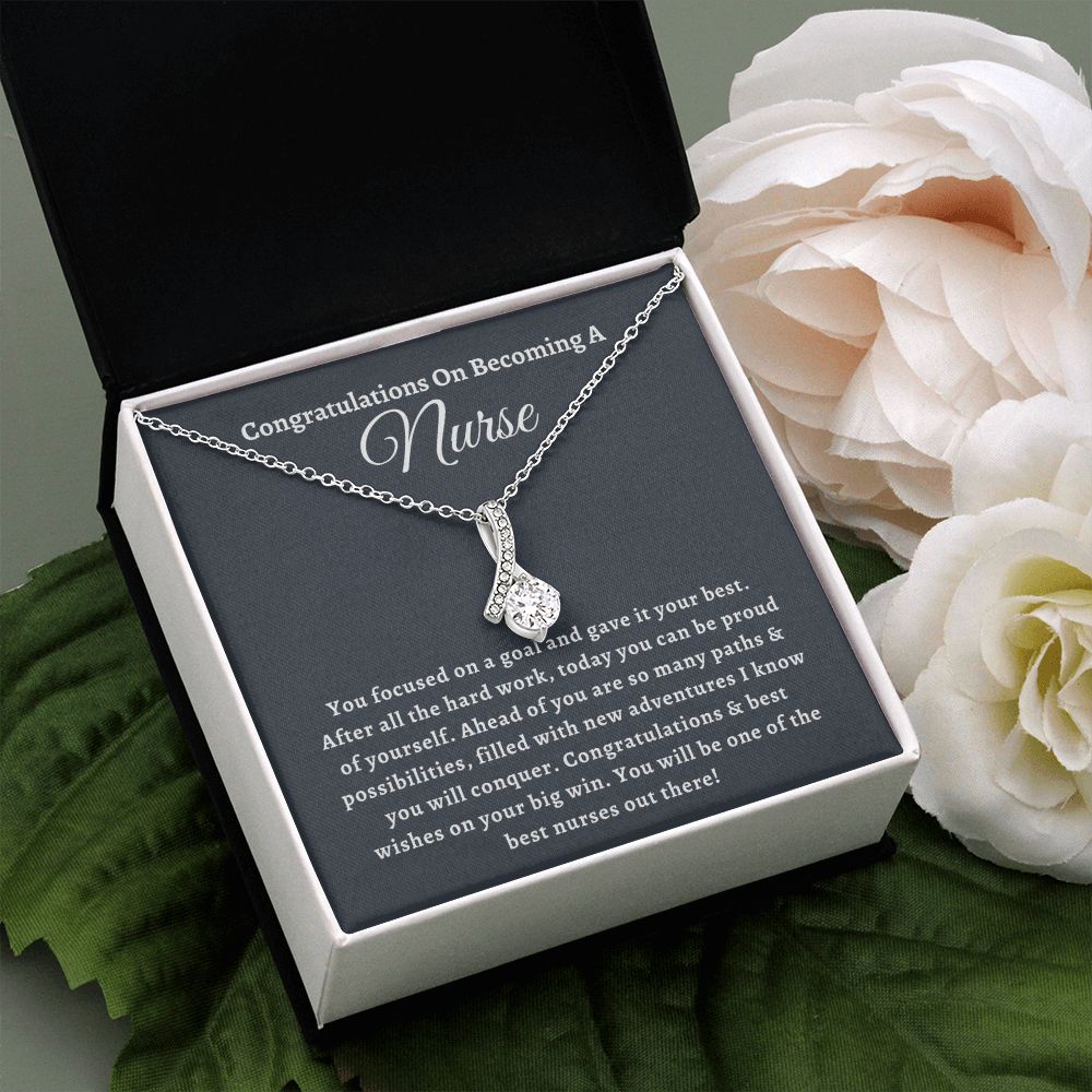 Future Nurse Gift - Make their transition to the nursing profession easier with these gifts for new nurses, Graduation Necklace For Nurse, Nurse Graduate Gift, Nursing School SNJW23-030307