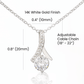 Memorable Gift for Mom from Son – Necklace with Unique Message Card