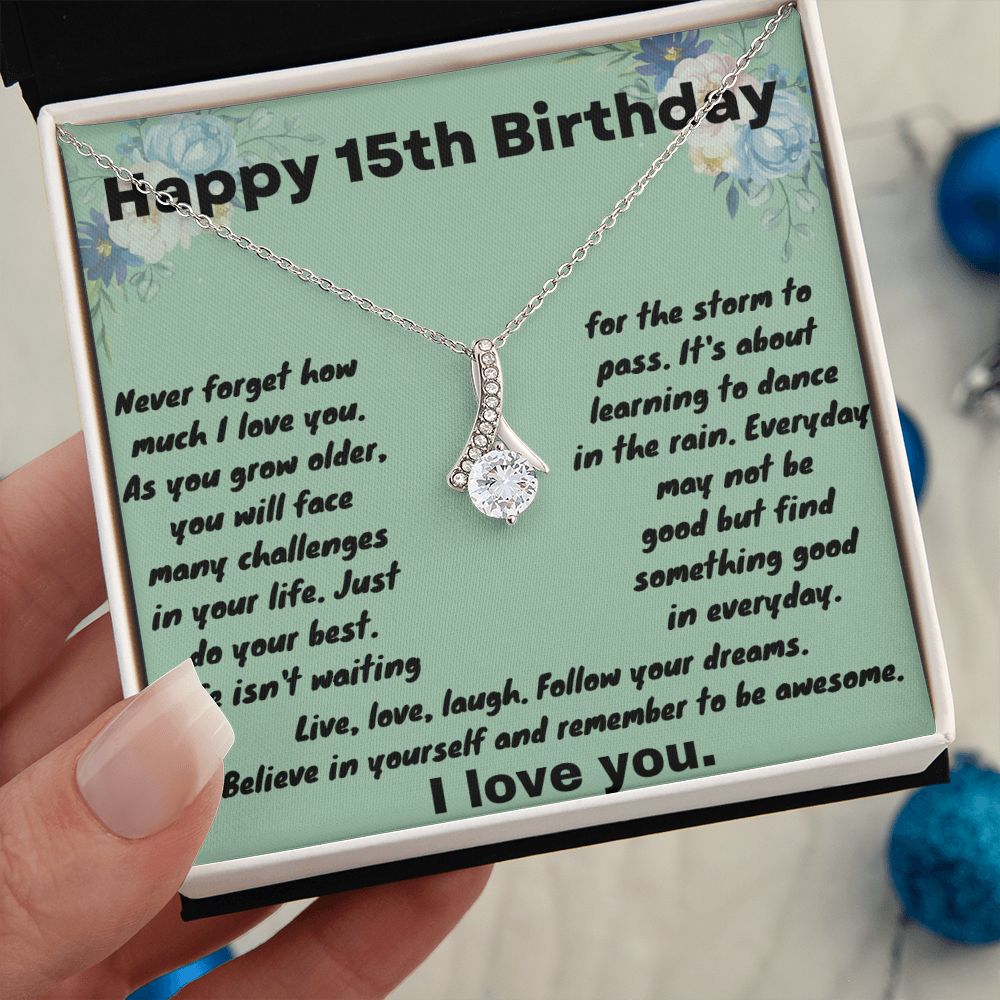 "Make Her Feel Like a Princess with Our Quinceañera Gifts Necklace"