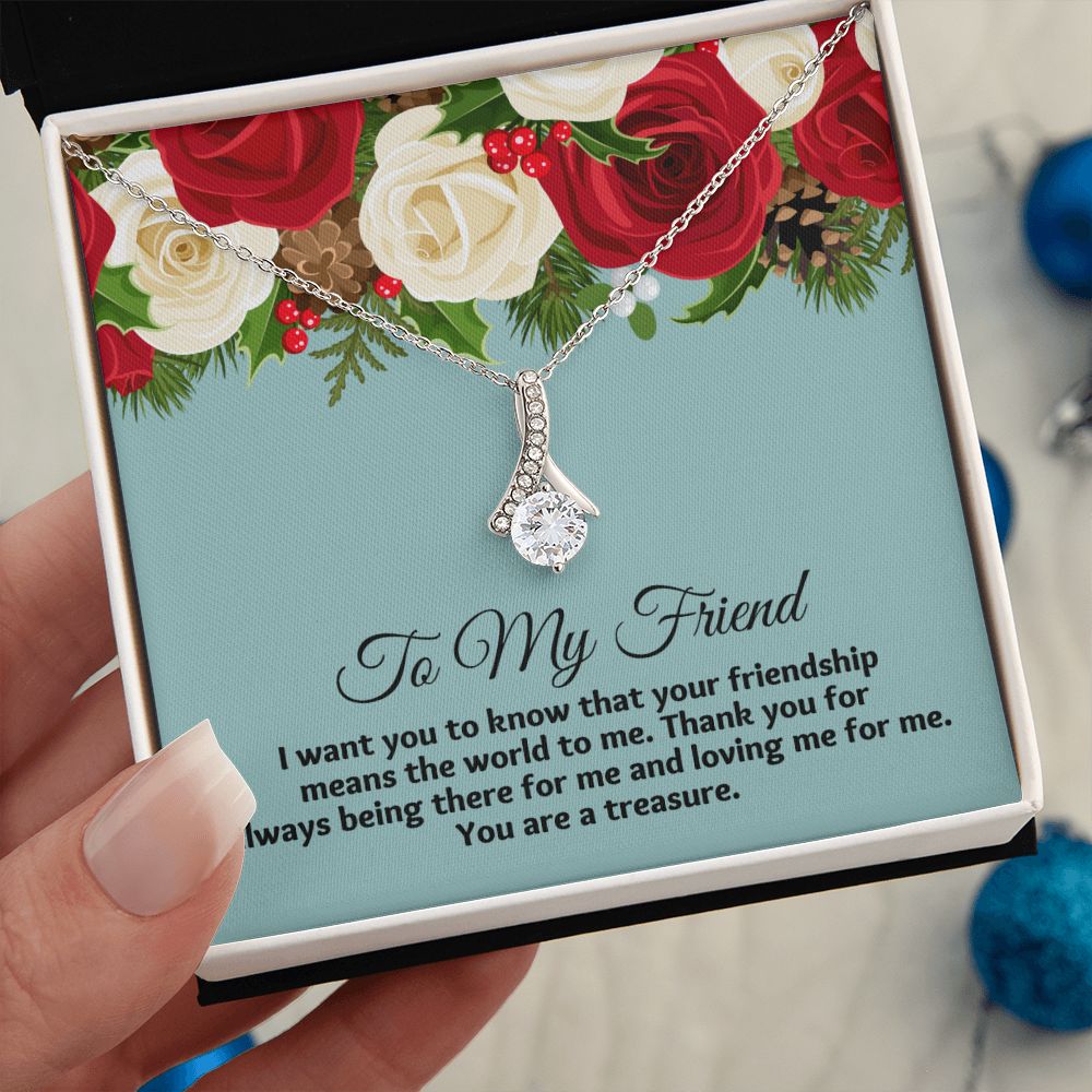 Make Your Friend's Birthday Unforgettable with Thoughtful Appreciation Gifts for Friends Necklace"