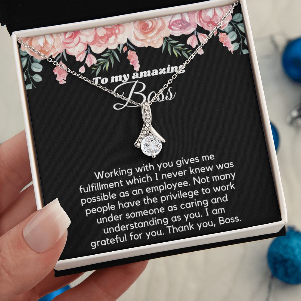 Surprise Your Boss with Our Stunning and Meaningful Appreciation Gifts Necklace"