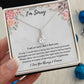A Token of Remorse - Jewelry Gifts to Say I'm Sorry and Mean It, Apology Necklace For Her, Forgiveness Gift For Girlfriend, I'm Sorry Necklace Gift For Wife SNJW23-020306