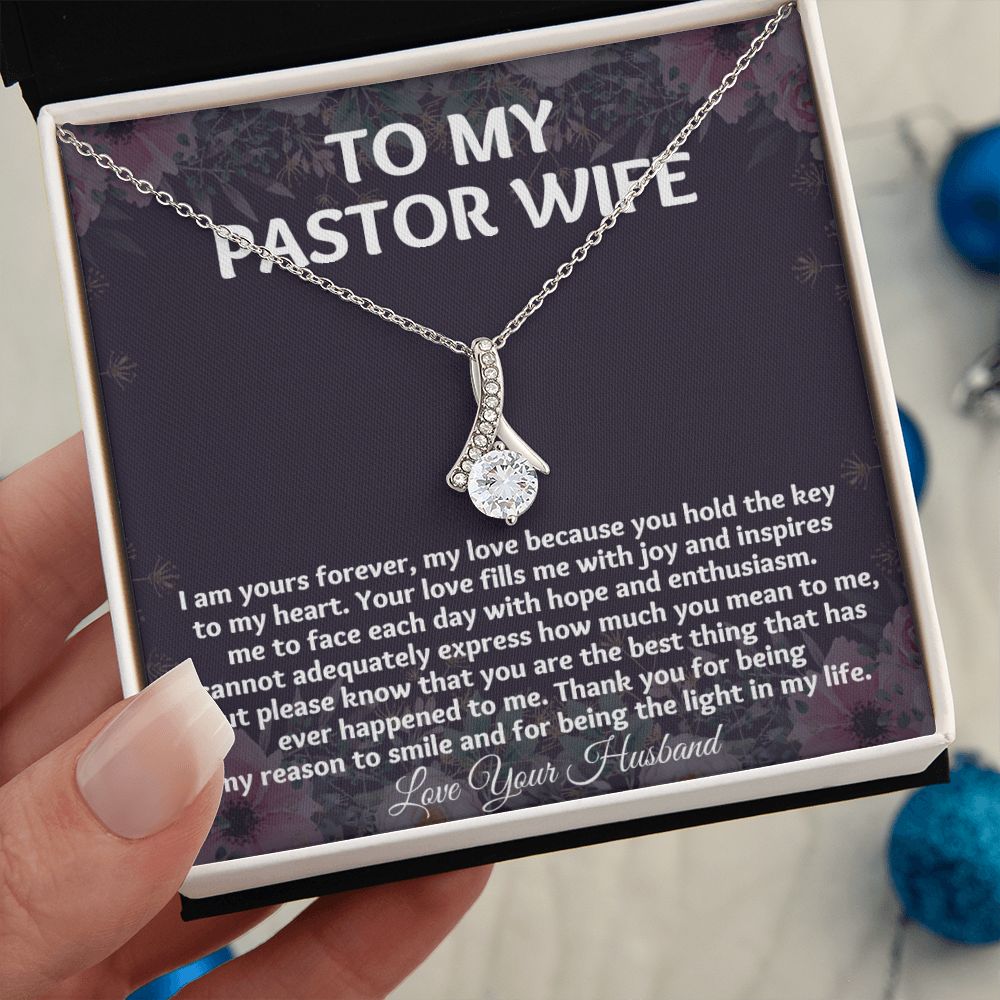 "Appreciation Necklace for Pastor's Wife: Meaningful for Holiday Gift for Her"