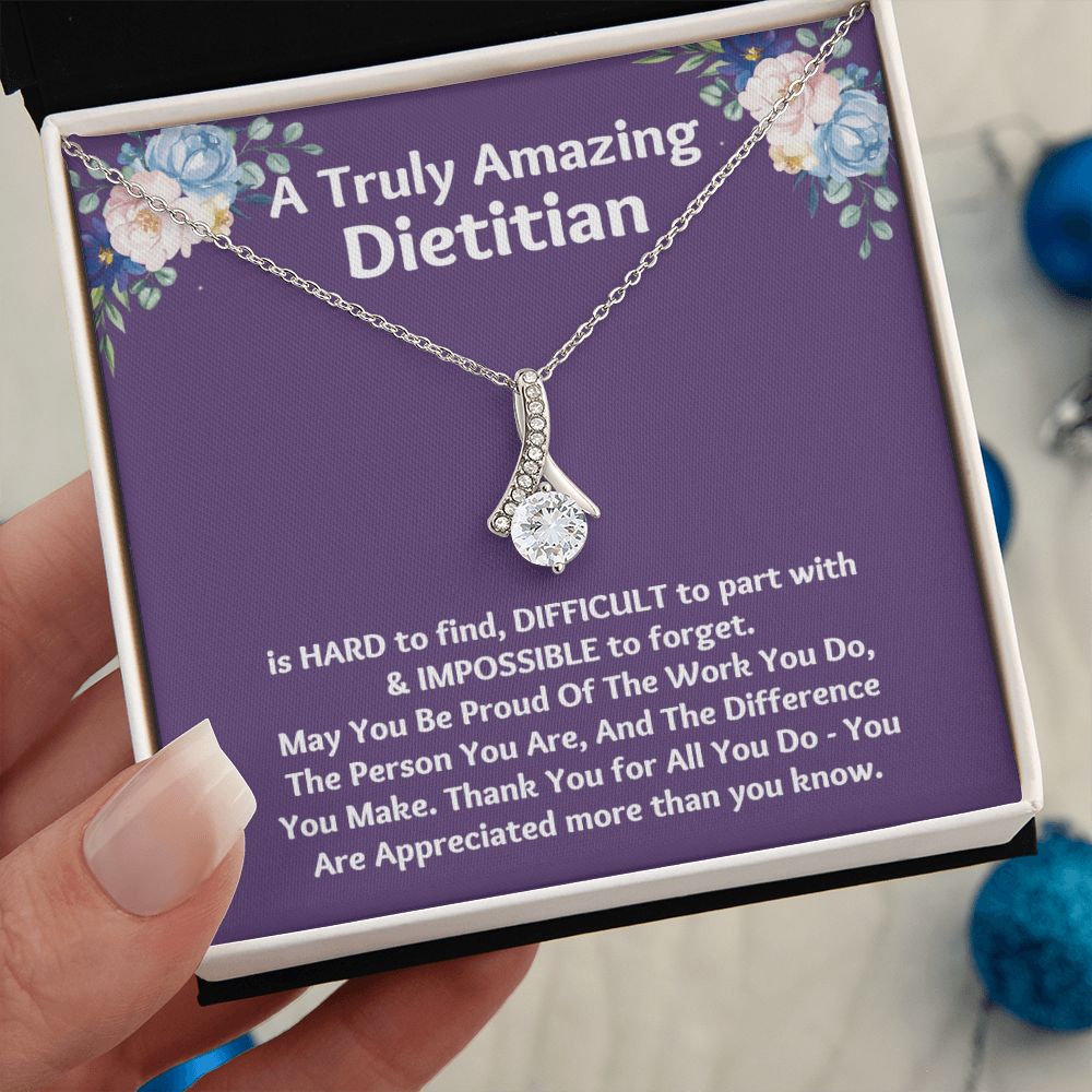 "Celebrate Your Dietician's Birthday with the Best Appreciation Gift Necklace"