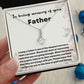 Personalized Loss of Dad Necklace - Memorial Sympathy Gift for Daughter or Son