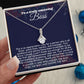 "Personalized Boss Appreciation Gifts for Women Necklace: A Gift That Will Be Treasured"