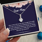 Necklace for Mom, A Meaningful Gift for Mom: Necklace That She Will Treasure from Son or Daughter on Mother's Day , Mothers Day Gift From Son Daughter, Mother's day gift SNJW23-170304
