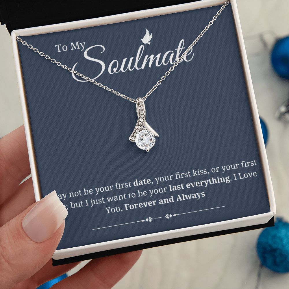 Soulmate Necklace for Women: A Timeless Symbol of Your Eternal Love,  Gifts For Wife Birthday, From Husband, Romantic Gift For My Best Wife Ever SNJW23-270201