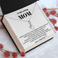 Memorable Gift for Mom from Son – Necklace with Unique Message Card