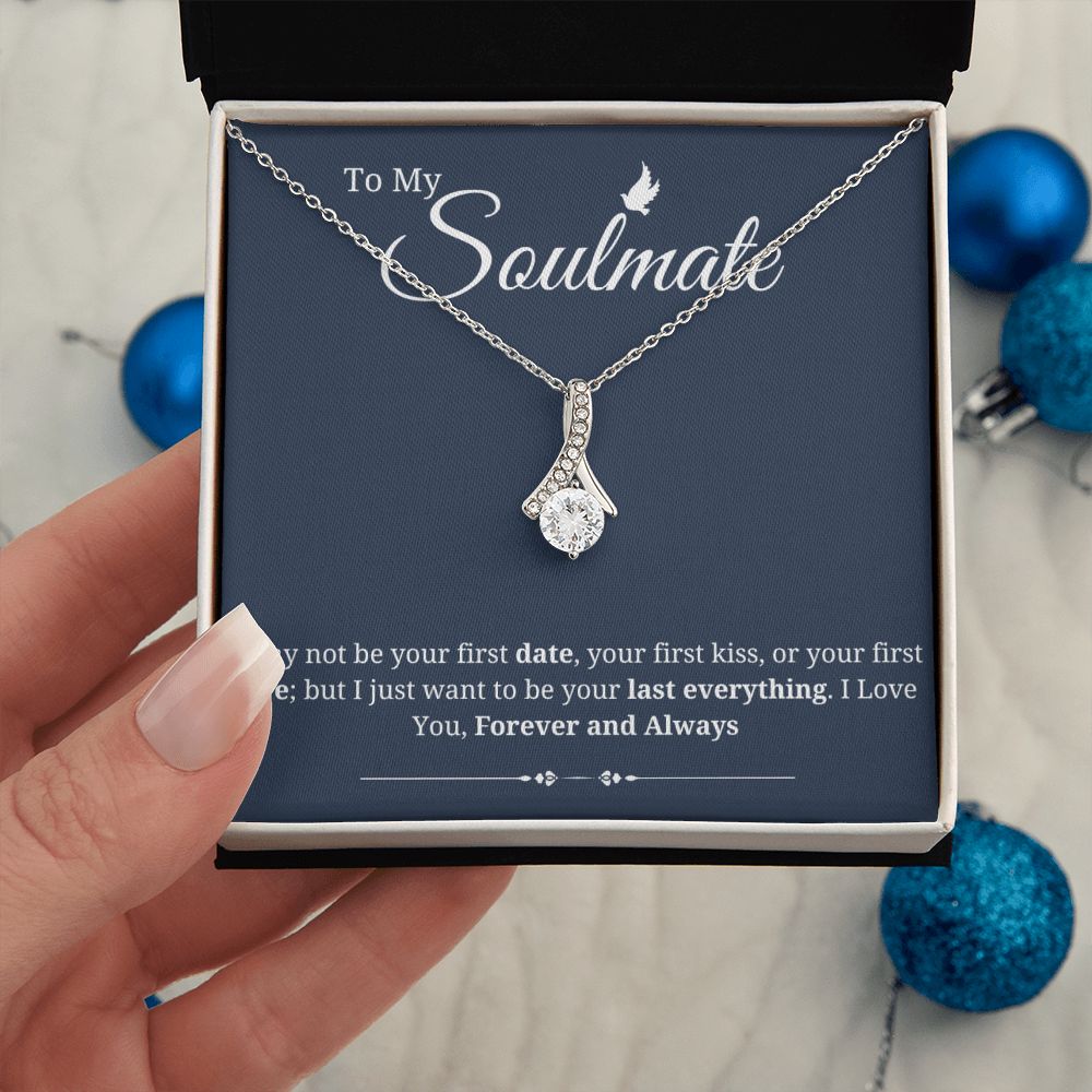 Soulmate Necklace for Women: A Timeless Symbol of Your Eternal Love,  Gifts For Wife Birthday, From Husband, Romantic Gift For My Best Wife Ever SNJW23-270201