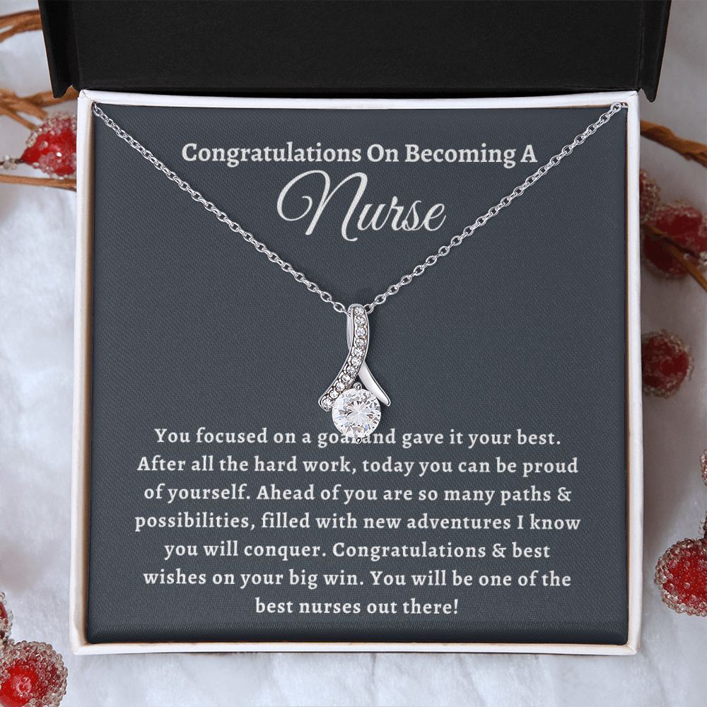 Future Nurse Gift - Make their transition to the nursing profession easier with these gifts for new nurses, Graduation Necklace For Nurse, Nurse Graduate Gift, Nursing School SNJW23-030307