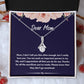 Necklace for Mom, A Meaningful Gift for Mom: Necklace That She Will Treasure from Son or Daughter on Mother's Day , Mothers Day Gift From Son Daughter, Mother's day gift SNJW23-170304