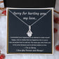 Apology Necklace -  A Meaningful Gift to Say Sorry and Ask for Forgiveness, Apology necklace, Forgiveness gift, I'm sorry necklace SNJW23-020317