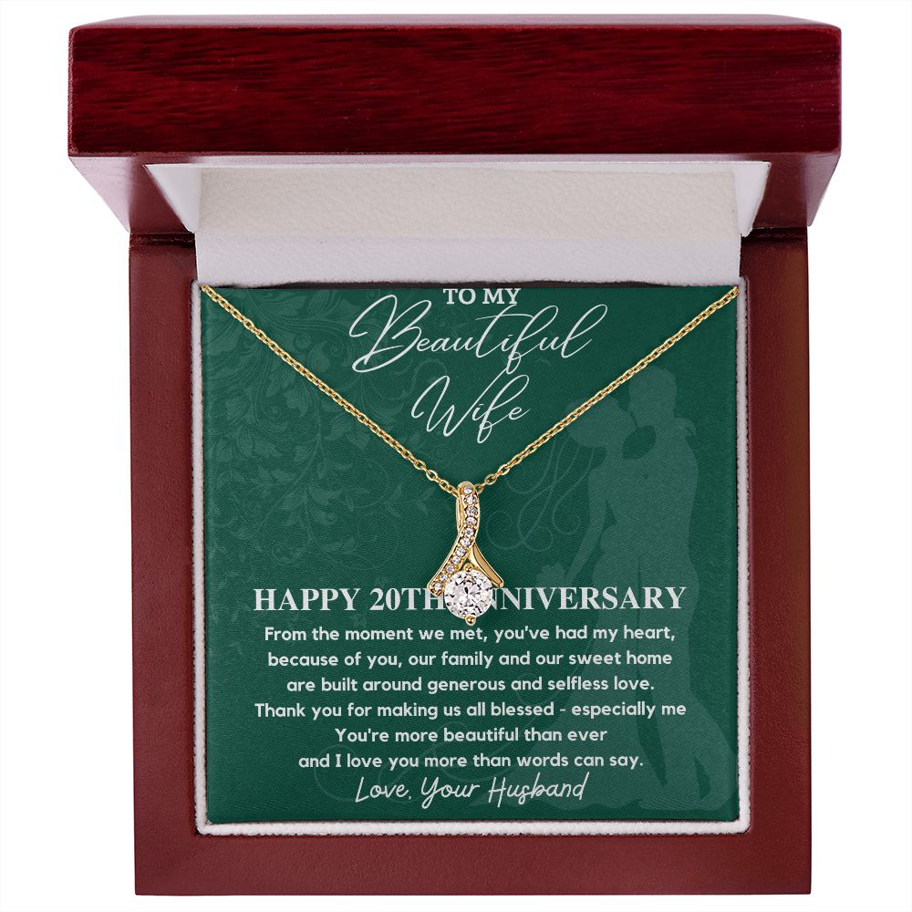 20th Anniversary Gift - Commemorative presents for a momentous event, Gift for Wife from Husband, Wedding Anniversary SNJW23-010307