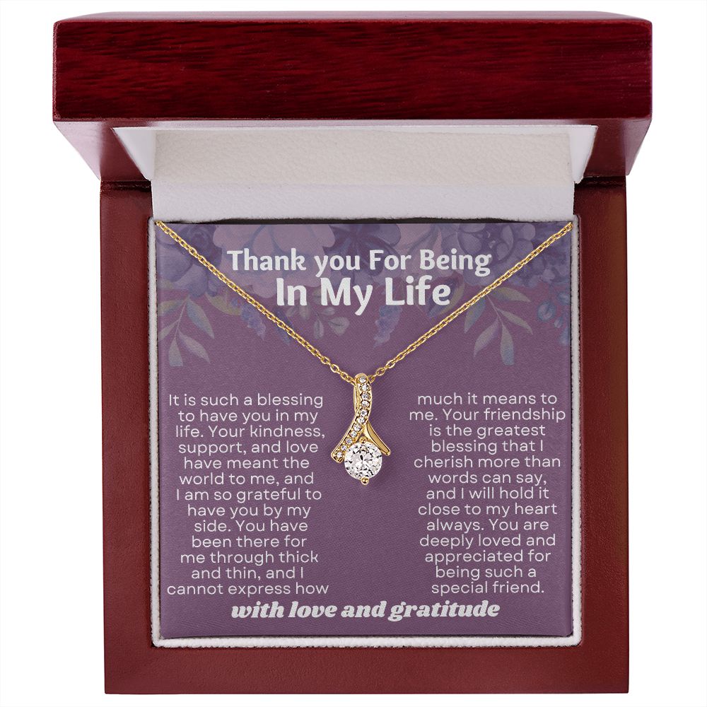"Celebrate Her Contributions with Our Elegant Appreciation Gifts Necklace"