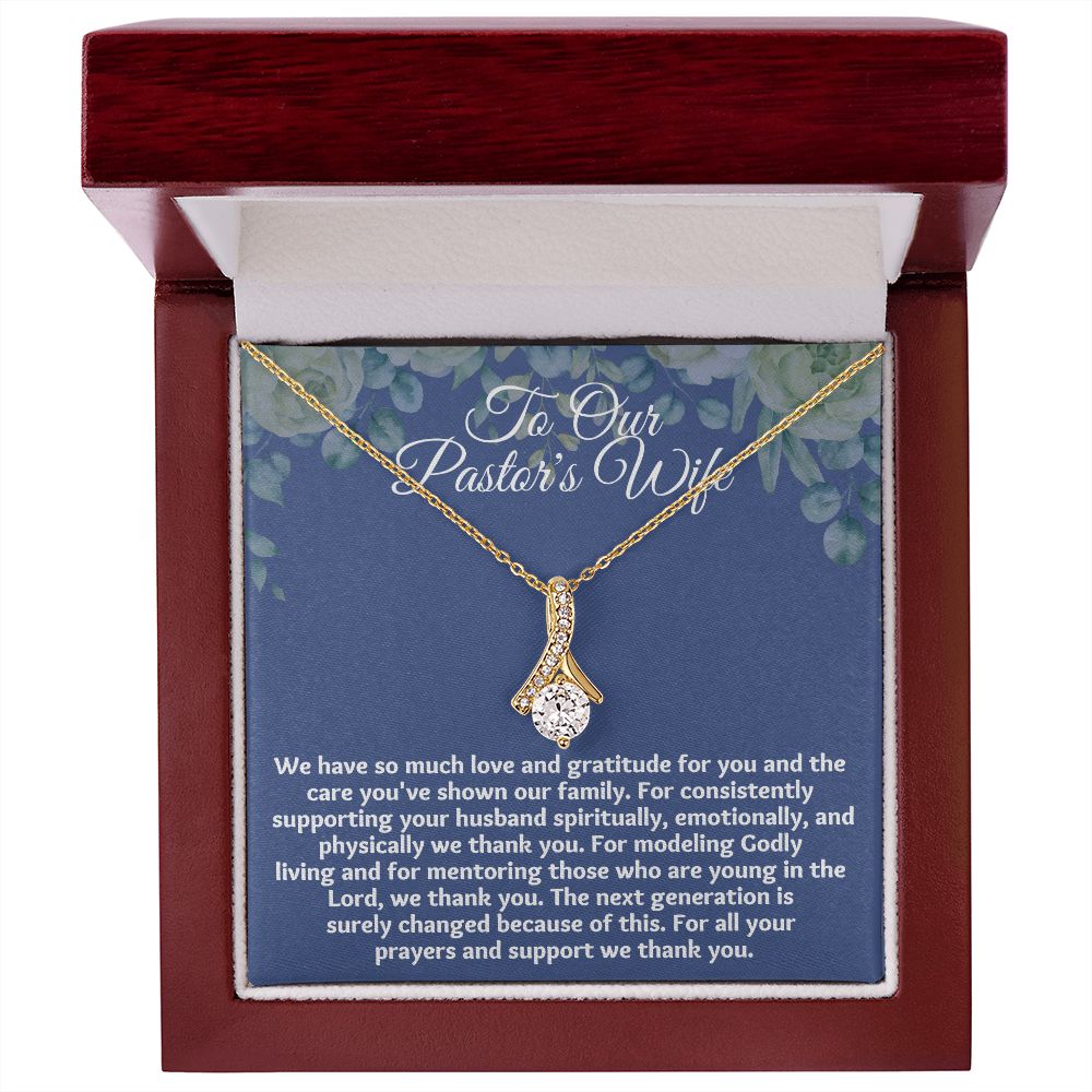 Appreciation Necklace for Pastor's Wife: Thoughtful Holiday Gift to Show Your Gratitude"
