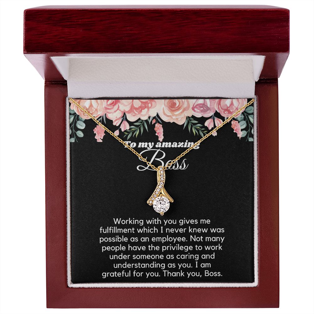 Surprise Your Boss with Our Stunning and Meaningful Appreciation Gifts Necklace"