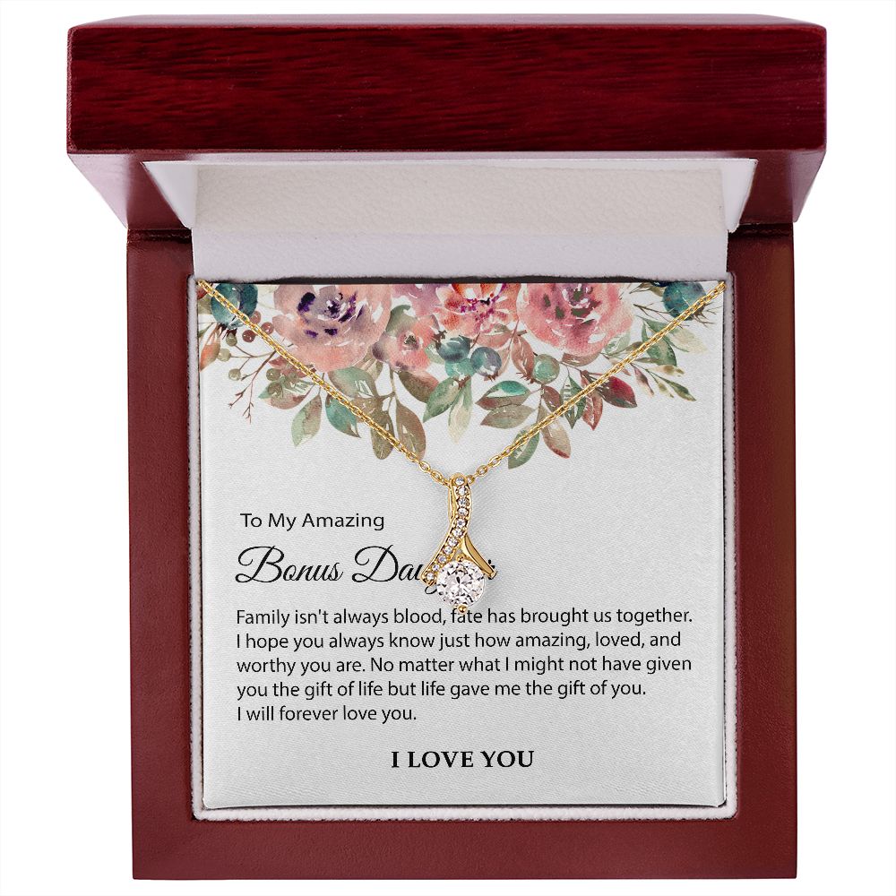 Bonus Daughter Gift, To my Bonus Daughter, Step daughter Gifts  JWSN-110740 (Custom 1512)
