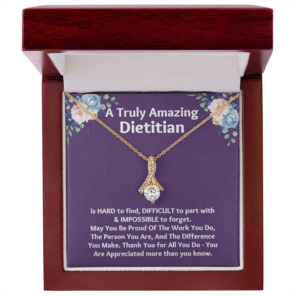 "Celebrate Your Dietician's Birthday with the Best Appreciation Gift Necklace"