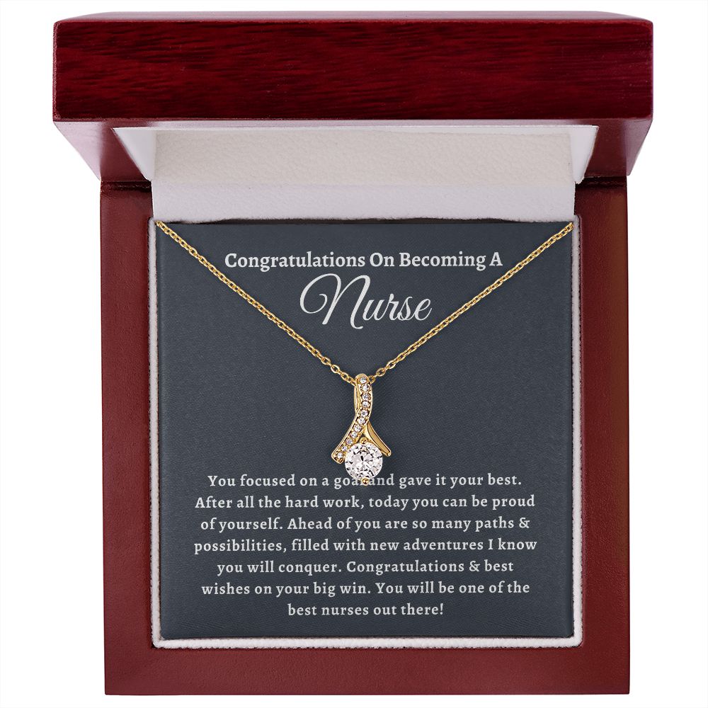 Future Nurse Gift - Make their transition to the nursing profession easier with these gifts for new nurses, Graduation Necklace For Nurse, Nurse Graduate Gift, Nursing School SNJW23-030307