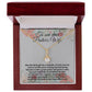 Birthday Present for Pastor's Wife: Elegant Appreciation Necklace with Cross Pendant"