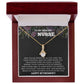 "Our retirement gifts for women necklace is a beautiful way to express your gratitude and wish her well on her new journey"