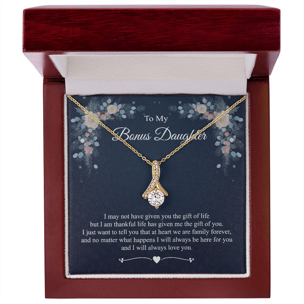 To my Bonus Daughter, Birthday Gift Daughter in Law, Stepdaughter gift, Alluring JWSN110753 B0BLP87513