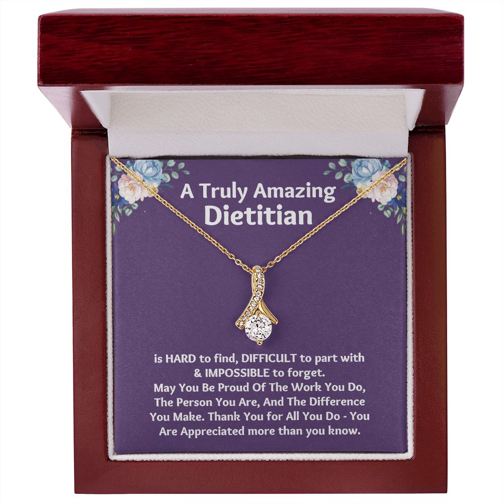 "Celebrate Your Dietician's Birthday with the Best Appreciation Gift Necklace"