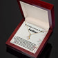 Personalized Loss of Dad Necklace - Memorial Sympathy Gift for Daughter or Son