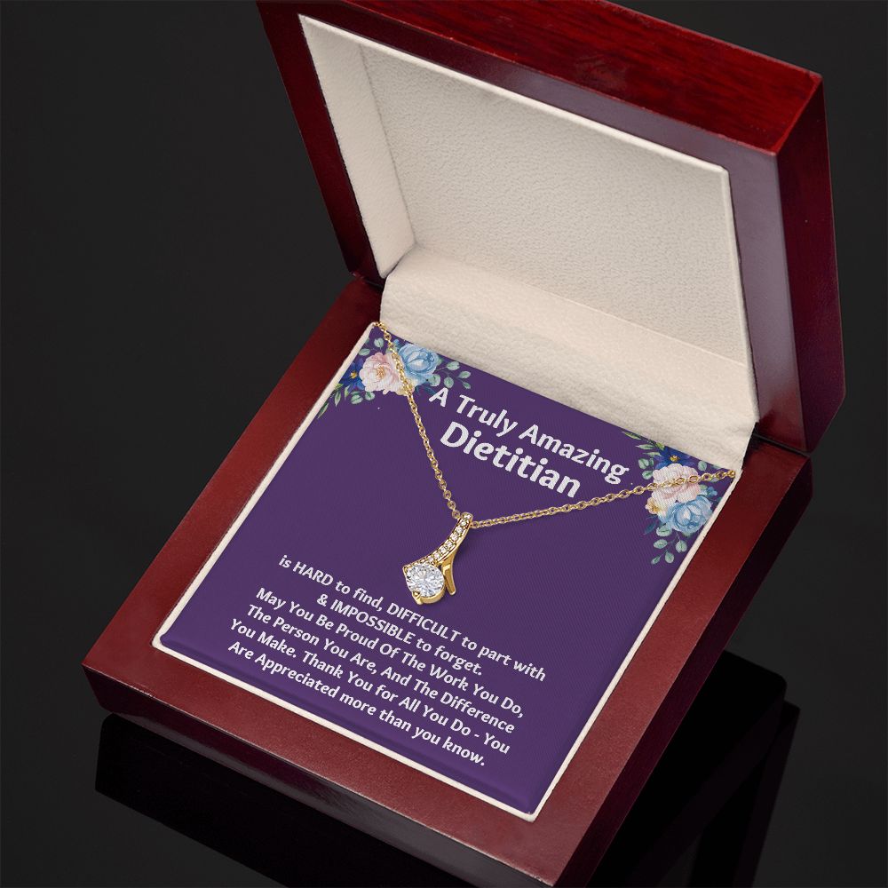 "Celebrate Your Dietician's Birthday with the Best Appreciation Gift Necklace"