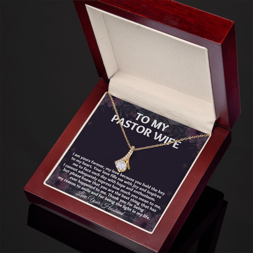 "Appreciation Necklace for Pastor's Wife: Meaningful for Holiday Gift for Her"