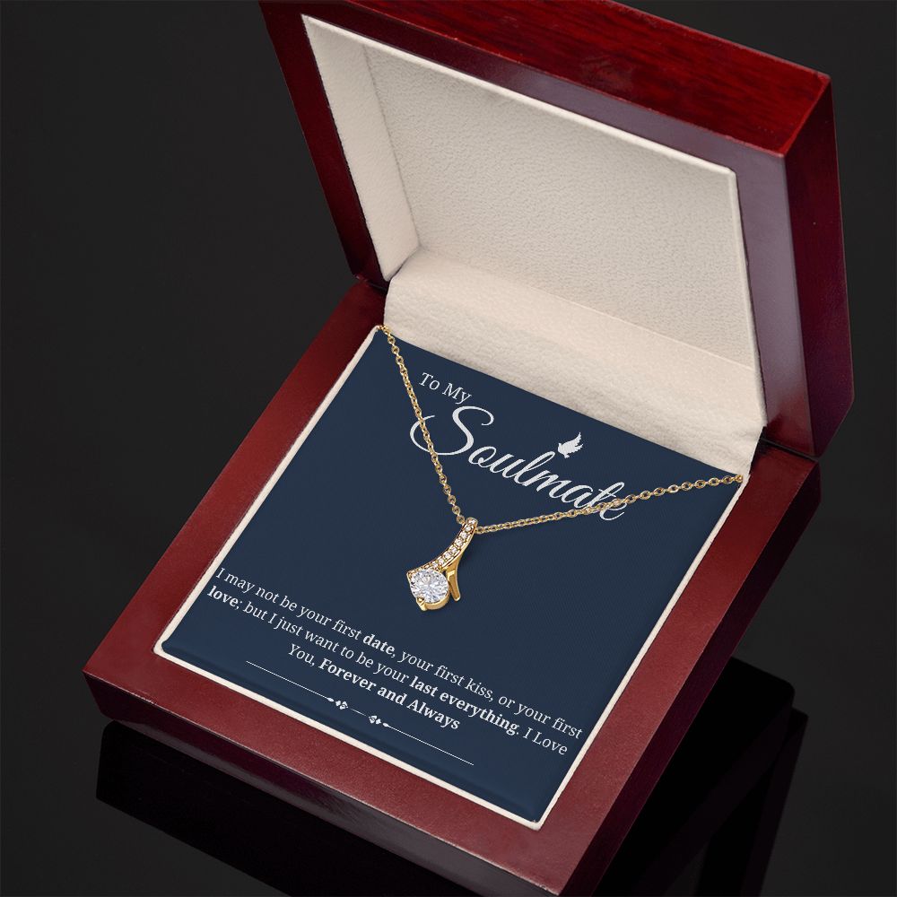 Soulmate Necklace for Women: A Timeless Symbol of Your Eternal Love,  Gifts For Wife Birthday, From Husband, Romantic Gift For My Best Wife Ever SNJW23-270201