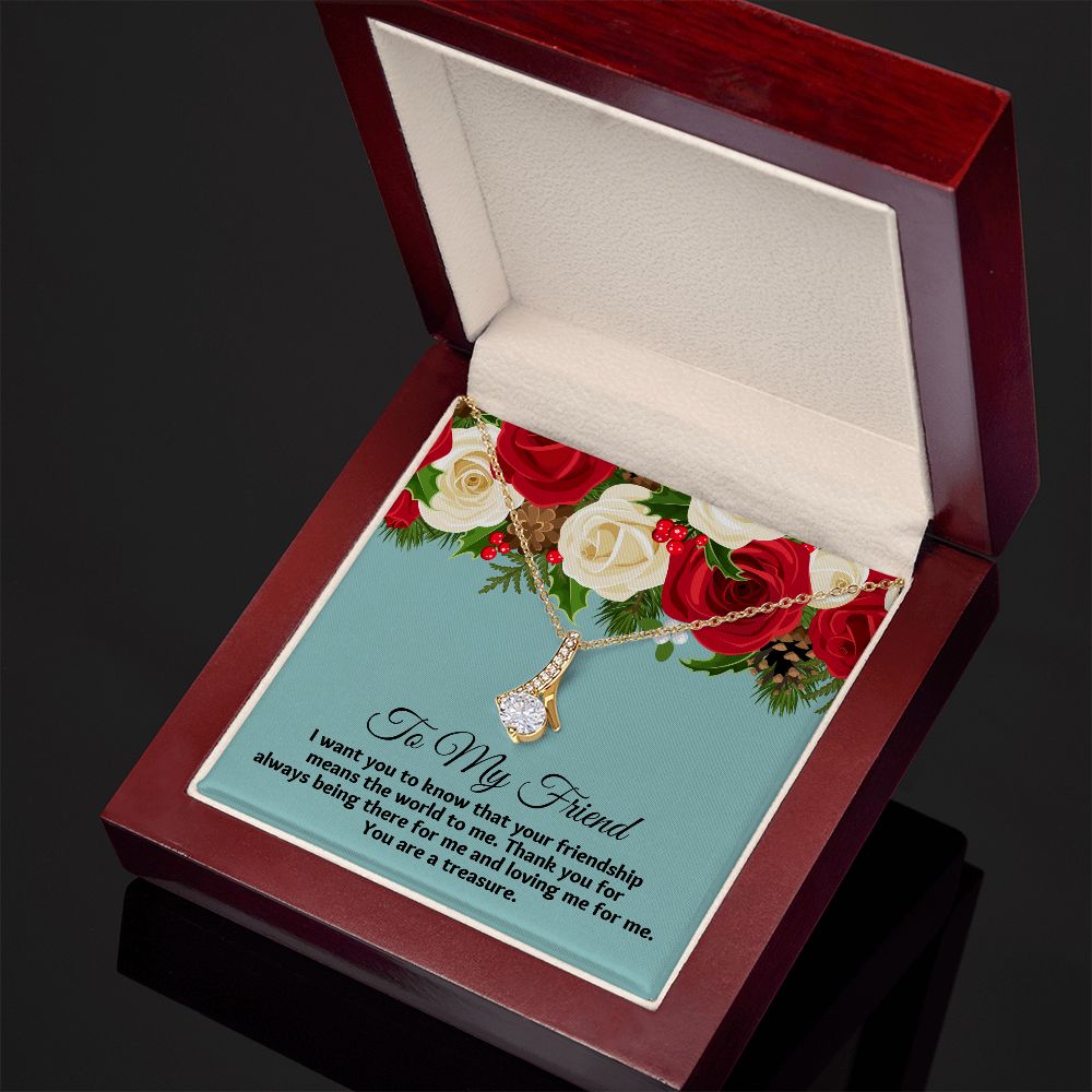 Make Your Friend's Birthday Unforgettable with Thoughtful Appreciation Gifts for Friends Necklace"