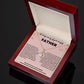 "Honoring Dad's Memory: Bereavement Necklace for Loss of Father - A Lasting Reminder of Love"